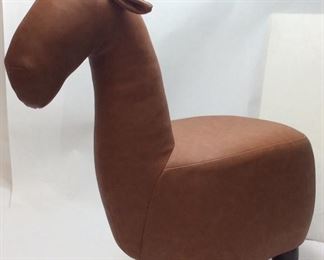 JOSHUA STEINBERG ‘GIRAFFIDAE’ CLASSIC SAFARI GIRAFFE OTTOMAN, NEW