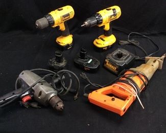 DEWALT DRILLS, SAWZALL
