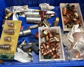 COPPER PLUMBING FITTINGS, CUTOFF VALVES,