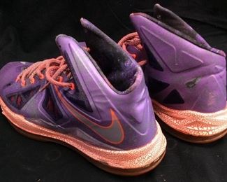 NIKE LEBRON JAMES X ALL STAR BASKETBALL  SIZE 11, USED
