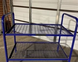 BLUE WAREHOUSE ROLLING CART