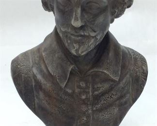 VTG. METAL ‘SHAKESPEARE’ BUST