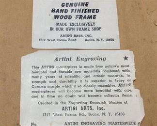 (2) VTG. 1960s MCM ARTINI TALL SHIPS