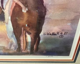 SIGNED V. WELLER #335/950 ‘FOX HUNT SCEN