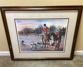 SIGNED V. WELLER #335/950 ‘FOX HUNT SCEN