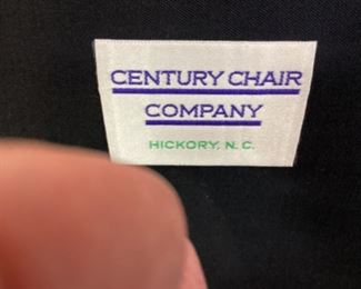 CENTURY FURNITURE CO. GLASS TOP DINING TABLE & 8 CHAIRS 