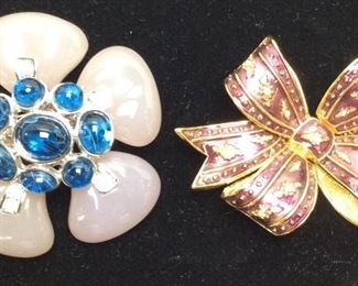 JOAN RIVERS, KJL BROOCHES