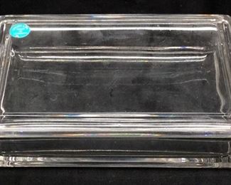 TIFFANY & CO GLASS TRINKET BOX