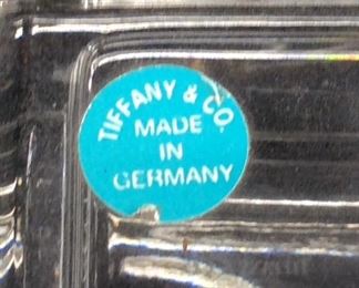 TIFFANY & CO GLASS TRINKET BOX