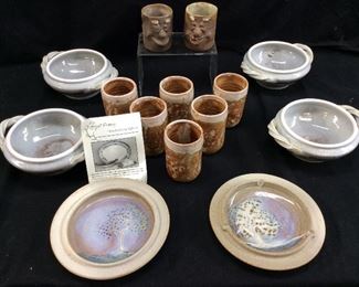 ASSORTED VTG. POTTERY, HOFFMAN, OWENS