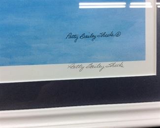 SIGNED PATTY BAILEY SHEETS ARTIST PROOF #50 OF 50