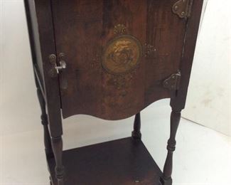 ANTIQUE CUSHMAN SMOKER STAND
