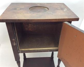 ANTIQUE CUSHMAN SMOKER STAND