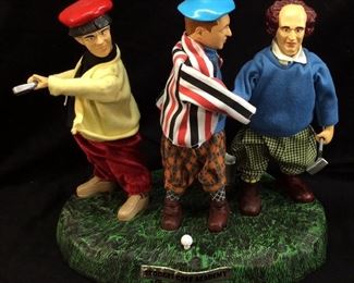 C3 ENTERTAINMENT THE THREE STOOGES GOLF ANIMATRONICS