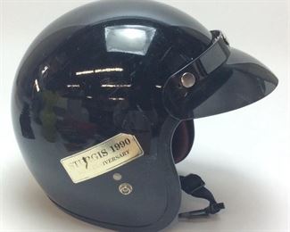 VTG. SHOEI S-3 BLACK OPEN FACE HELMET