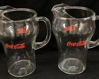 PAIR OF VTG. COCA-COLA ADVERTISING PITCH