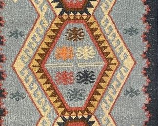 Vintage Tribal-Style Runner - 2 Available. Each Measures 9' 8" x 2' 7". Photo 2 of 2. 
