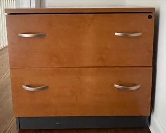 Double Drawer File Cabinet. 