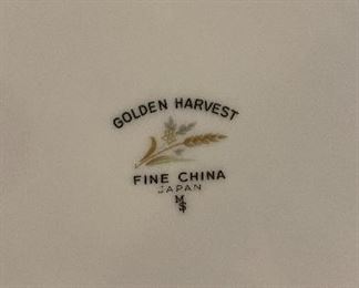Golden Harvest, Fine China, Japan. Photo 3 of 3. 
