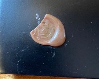 Sculpture Stamped By Artist. Measures 23.5" D x 29.5" H. Photo 2 of 2.