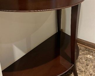 Baker Furniture Demi-Lune. Measures 36" W x 18" D x 31" H. Photo 2 of 4.