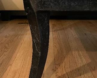 Roche BoBois Faux Marble & Zebra Patterned Cocktail Table. Measures 50" W x 30" x 16" H. Photo 3 of 3.