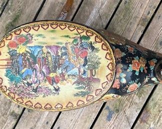 Vintage Floral Elephant Garden Stool. Photo 2 of 2.