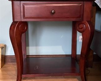 Pair of Side / Bedside Tables. Each Measures 27.5" W x 19" D x 29" H. Photo 1 of 2.