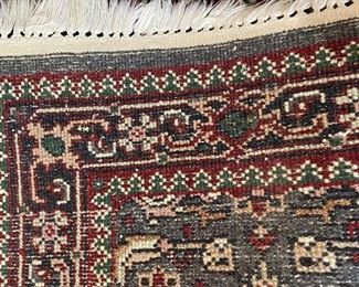 Vintage Herati Runner (India). Measures 2' 7" x 12' 1." Photo 2 of 2.