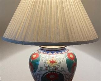 Pair of Asian-Style Table Lamps.