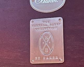 Barbara Barry for Baker Furniture Dark Mahogany Curved Console or Sofa Table. Measures 64" W x 16" D x 33" H. Photo 5 of 5.