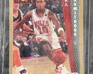 The Chicago Bulls "Hard Way Plaque" - Scottie Pippin, Michael Jordan, John Paxson, Horace Grant, B.J. Armstrong, Bill Cartwright Framed Trading Cards by Back 2 Back. Photo 6 of 7.