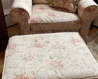 Eddie Bauer Chair & Ottoman.