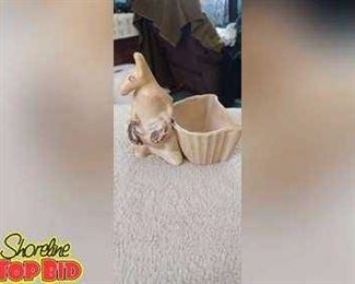 Niloak pottery kangaroo planter