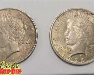 1923 Liberty Silver Dollars