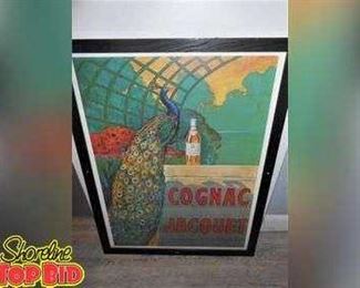 Vintage Framed Art Poster