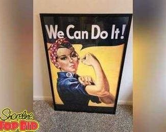 Framed Print We Can Do It