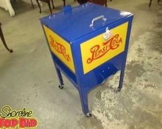PepsiCola Cooler Ice Chest on Casters