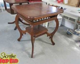 Antique 2Tier Display Table