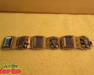 Vintage Mexico Hecho Sterling Silver Bracelet