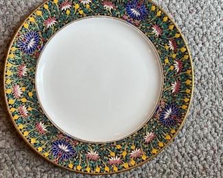 Thai hand painted plates 