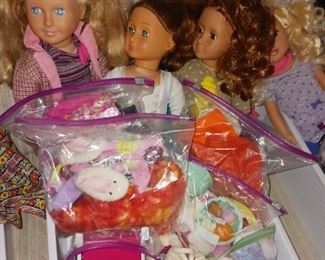 Retro 70s 80s dolls