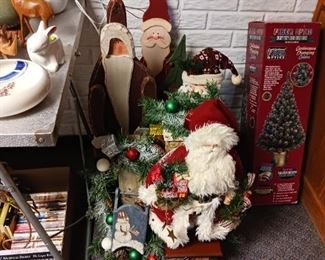 More Christmas decorations Santa's