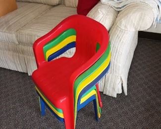 For plastic children's stacking chairs toddler size