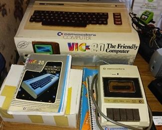 Vintage Commodore Vic 20 computer system