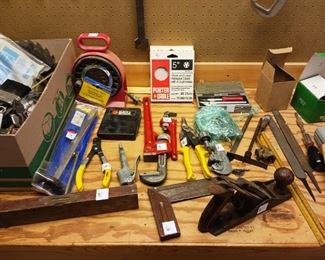 Variety of hand tools