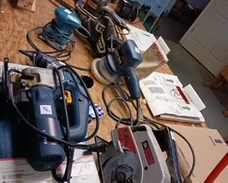 Assortment of saws Sanders