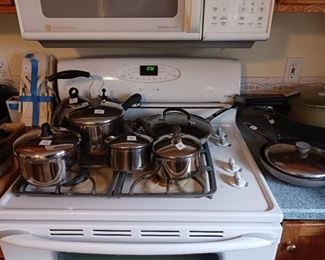 Revere wear copper bottom pots and pans