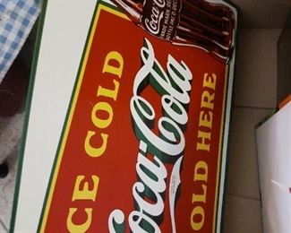 Coca-Cola Collectibles signs