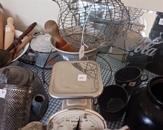 Antique kitchen scale